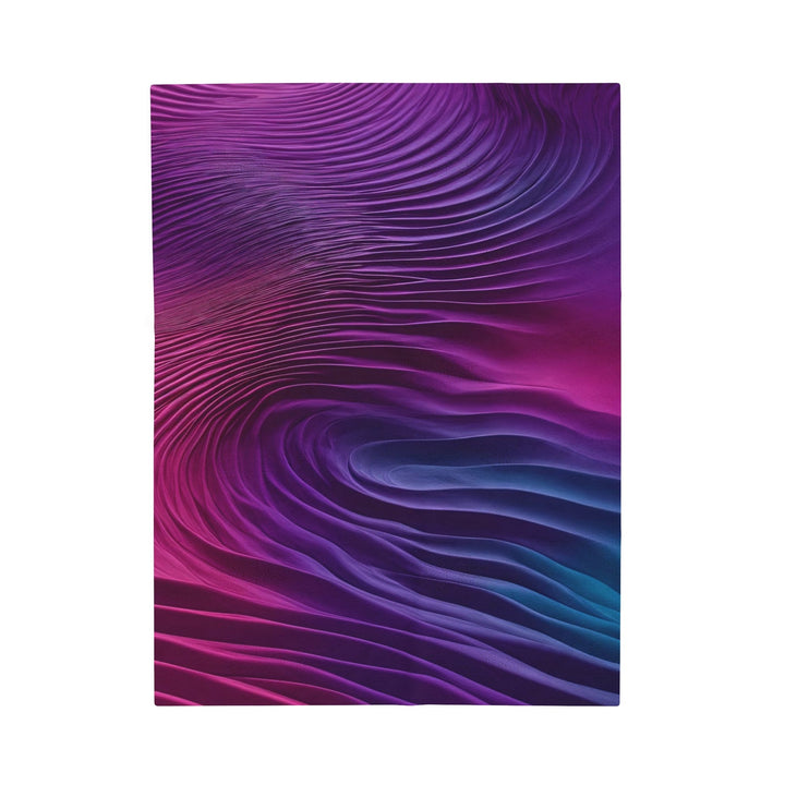 Vibrant Fluid Dynamics - Velveteen Plush Blanket - All Over Prints - g(0D·IO) - 30" × 40" - -