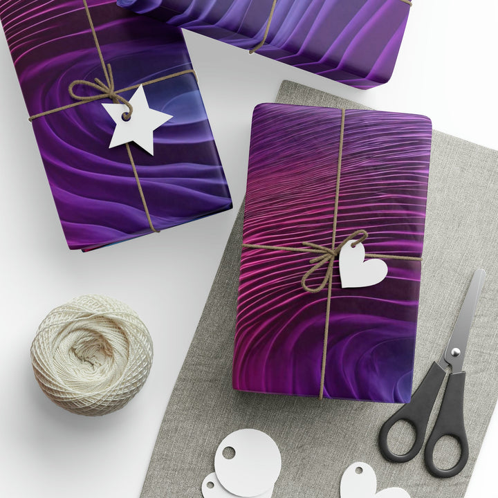 Vibrant Fluid Dynamics - Wrapping Paper - Home Decor - g(0D·IO) - 30'' x 72'' - Matte -