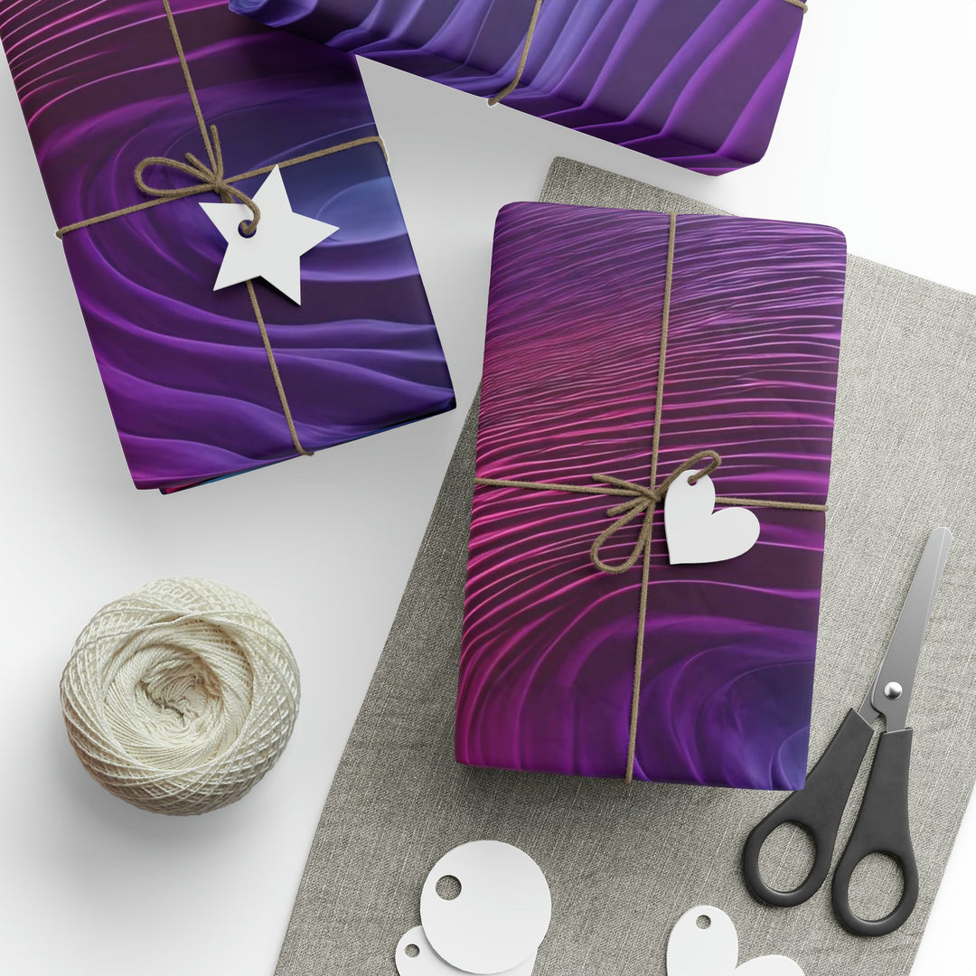 Vibrant Fluid Dynamics - Wrapping Paper - Home Decor - g(0D·IO) - 30'' x 72'' - Matte -