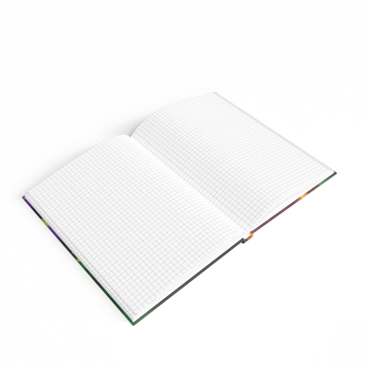 Vibrant Foliage Contrast - Hard Backed Journal - Paper products - g(0D·IO) - Graph - A5 - White