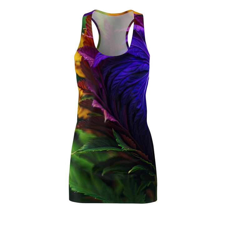 Vibrant Foliage Contrast - Racerback Dress - All Over Prints - g(0D·IO) - XS - -