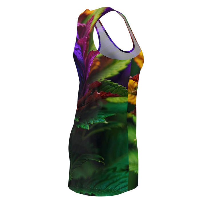 Vibrant Foliage Contrast - Racerback Dress - All Over Prints - g(0D·IO) - XS - -