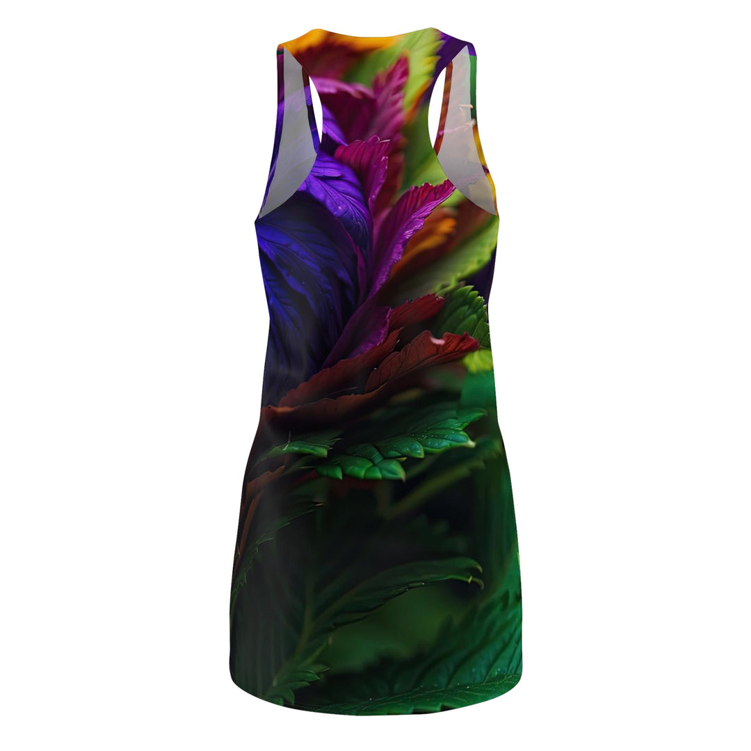 Vibrant Foliage Contrast - Racerback Dress - All Over Prints - g(0D·IO) - XS - -