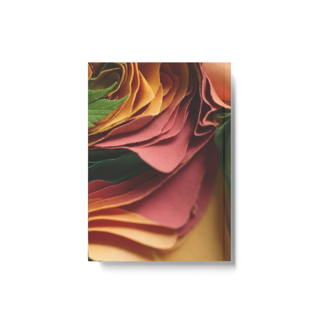 Vibrant Foliage Swirls - Hard Backed Journal - Paper products - g(0D·IO) - Graph - A5 - White