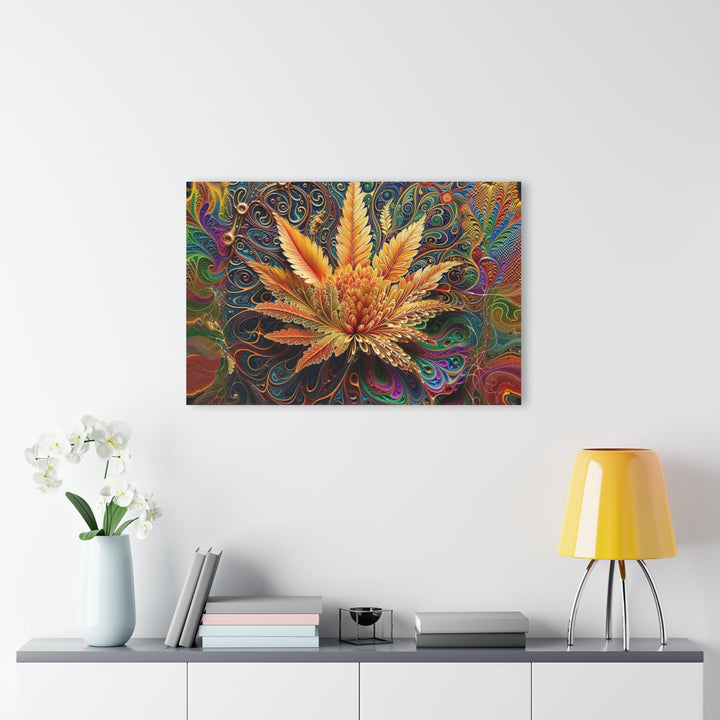 Vibrant Fractal Bloom - Acrylic Prints (French Cleat Hanging) - Home Decor - g(0D·IO) - 24" x 36" (Vertical) - 0.25'' -