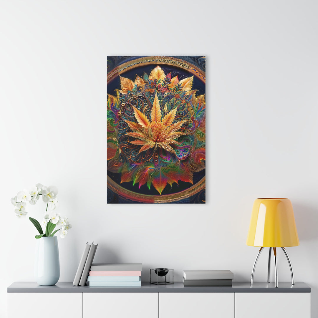 Vibrant Fractal Bloom - Acrylic Prints (French Cleat Hanging) - Home Decor - g(0D·IO) - 24" x 36" (Vertical) - 0.25'' -
