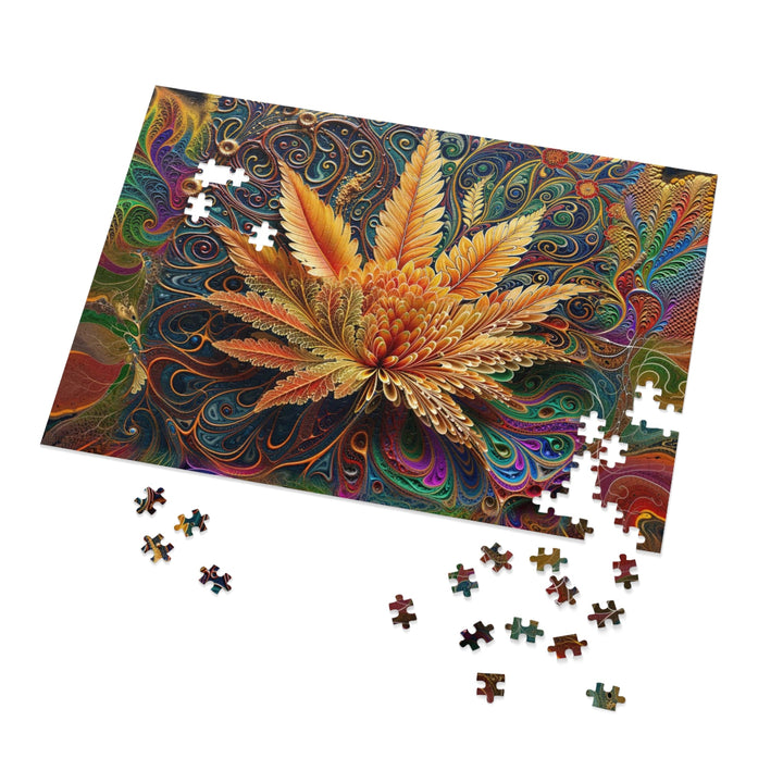 Vibrant Fractal Bloom - Jigsaw Puzzle (100, 252, 500, 1000 pieces) - Puzzle - g(0D·IO) - 29.25" × 19.75" (1000 pcs) - -