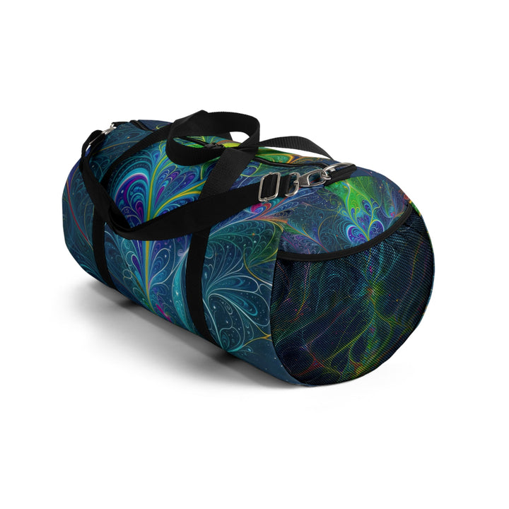 Vibrant Fractal Blossom - Duffle Bag - Bags - g(0D·IO) - Large - -