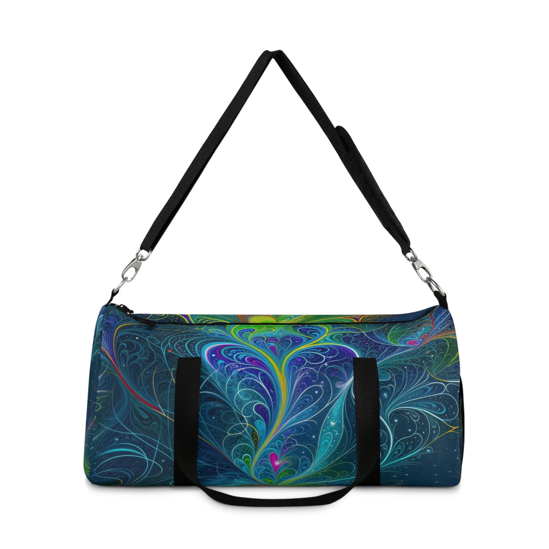 Vibrant Fractal Blossom - Duffle Bag - Bags - g(0D·IO) - Large - -