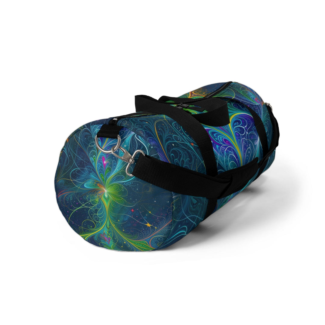 Vibrant Fractal Blossom - Duffle Bag - Bags - g(0D·IO) - Large - -