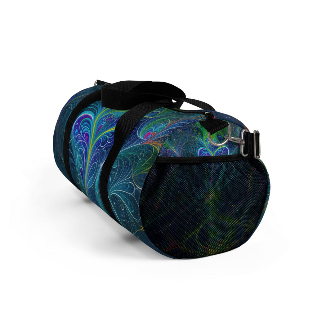 Vibrant Fractal Blossom - Duffle Bag - Bags - g(0D·IO) - Large - -