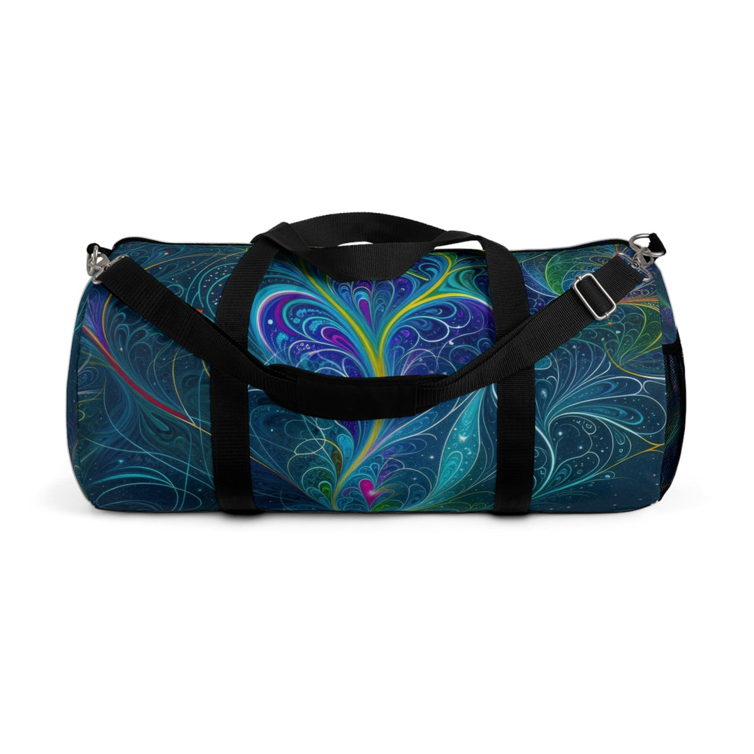 Vibrant Fractal Blossom - Duffle Bag - Bags - g(0D·IO) - Large - -