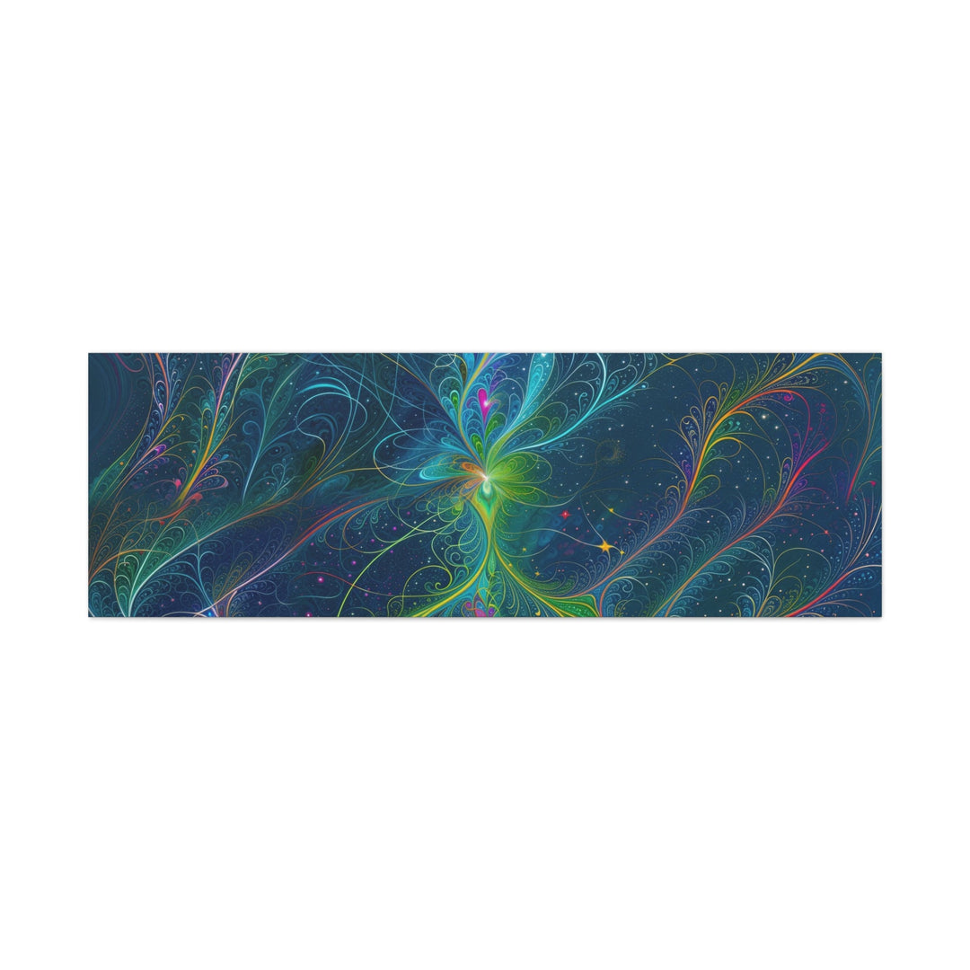 Vibrant Fractal Blossom - Matte Canvas Print 1.25" - Canvas - g(0D·IO) - 60" x 20" (Horizontal) - 1.25" -