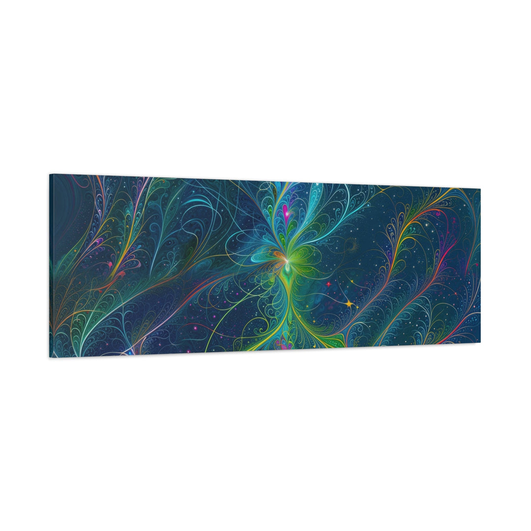 Vibrant Fractal Blossom - Matte Canvas Print 1.25" - Canvas - g(0D·IO) - 36" x 36" - 1.25" -