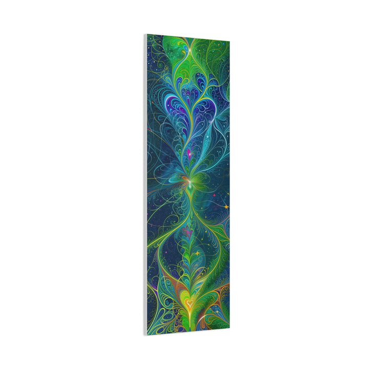 Vibrant Fractal Blossom - Matte Canvas Print 1.25" - Canvas - g(0D·IO) - 36" x 36" - 1.25" -