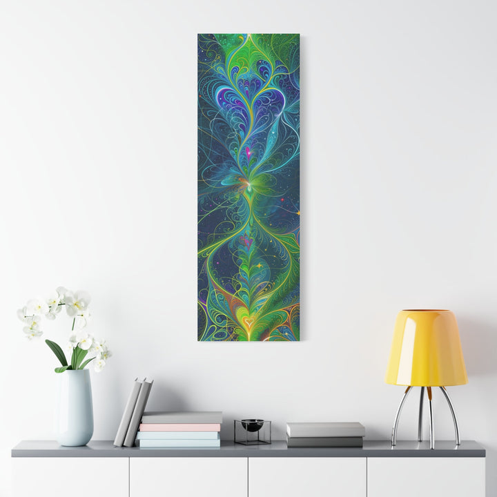 Vibrant Fractal Blossom - Matte Canvas Print 1.25" - Canvas - g(0D·IO) - 36" x 36" - 1.25" -