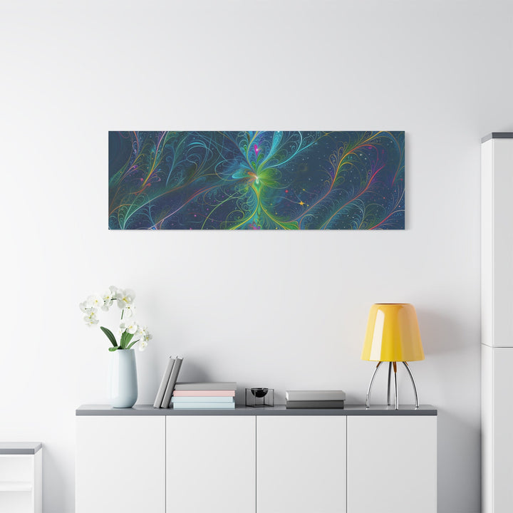 Vibrant Fractal Blossom - Matte Canvas Print 1.25" - Canvas - g(0D·IO) - 36" x 36" - 1.25" -