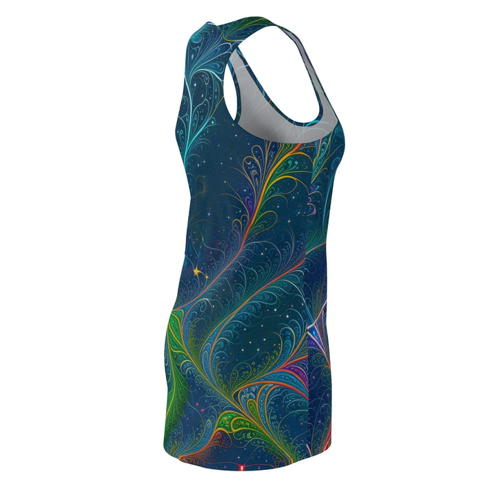 Vibrant Fractal Blossom - Racerback Dress - All Over Prints - g(0D·IO) - XS - -