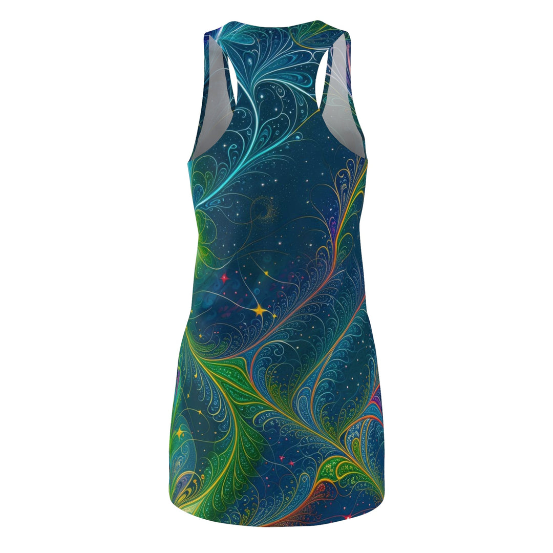 Vibrant Fractal Blossom - Racerback Dress - All Over Prints - g(0D·IO) - XS - -