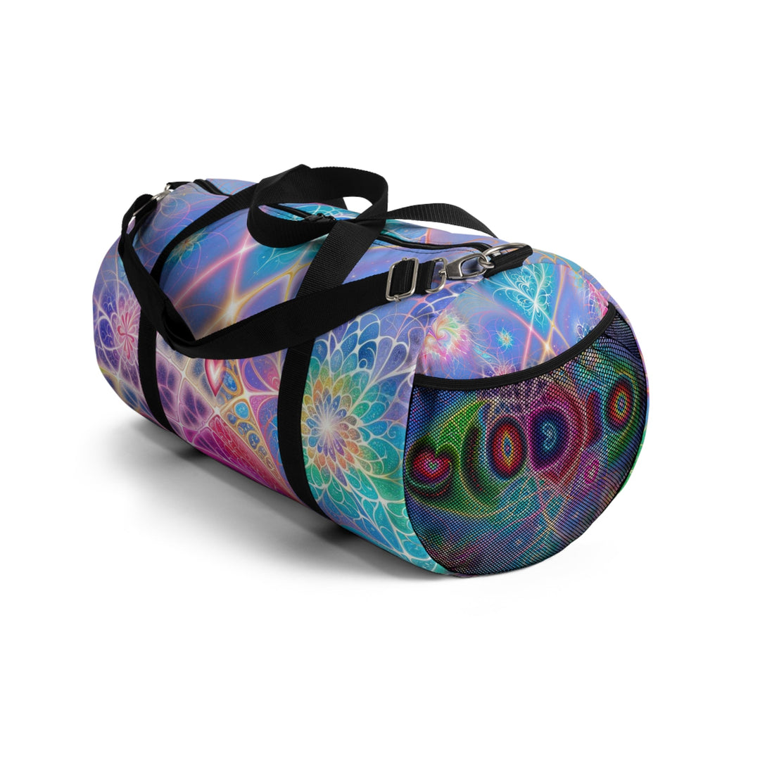 Vibrant Fractal Blossoms - Duffle Bag - Bags - g(0D·IO) - Large - -