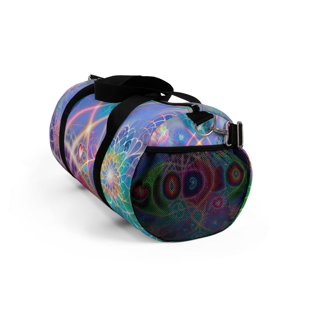 Vibrant Fractal Blossoms - Duffle Bag - Bags - g(0D·IO) - Large - -