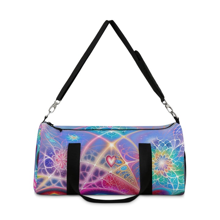 Vibrant Fractal Blossoms - Duffle Bag - Bags - g(0D·IO) - Large - -