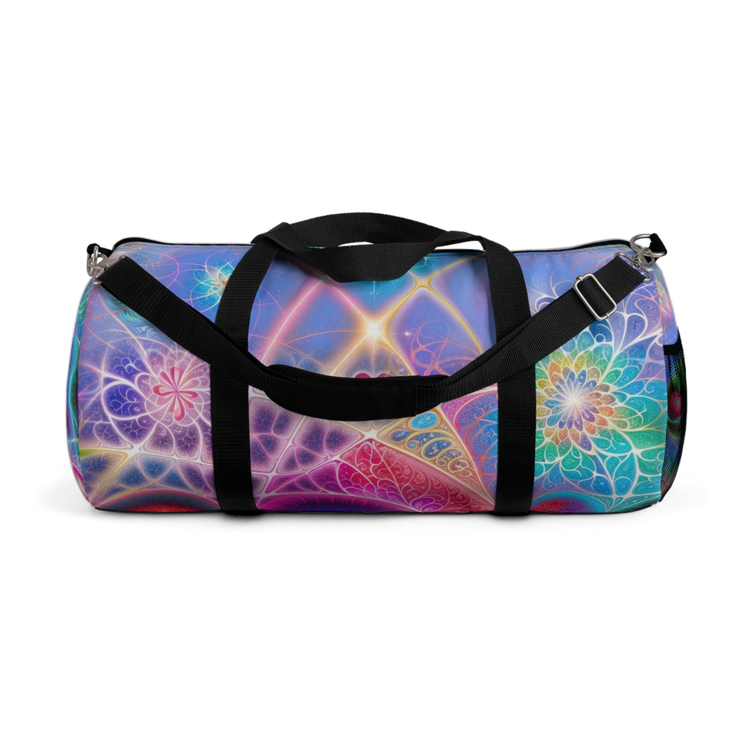 Vibrant Fractal Blossoms - Duffle Bag - Bags - g(0D·IO) - Large - -