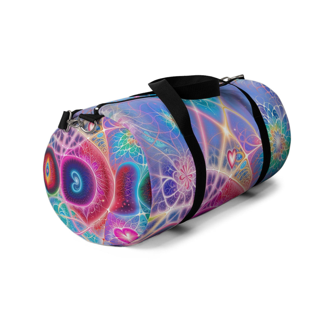 Vibrant Fractal Blossoms - Duffle Bag - Bags - g(0D·IO) - Large - -