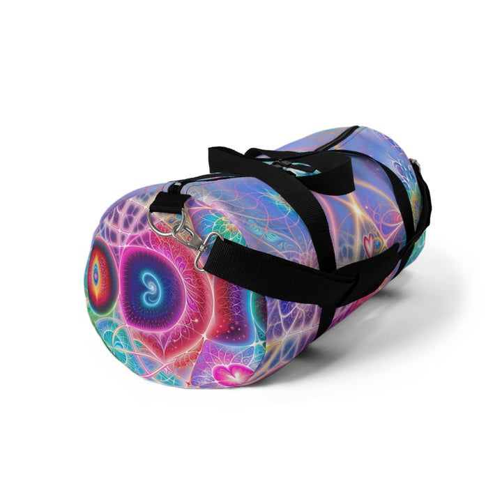 Vibrant Fractal Blossoms - Duffle Bag - Bags - g(0D·IO) - Large - -