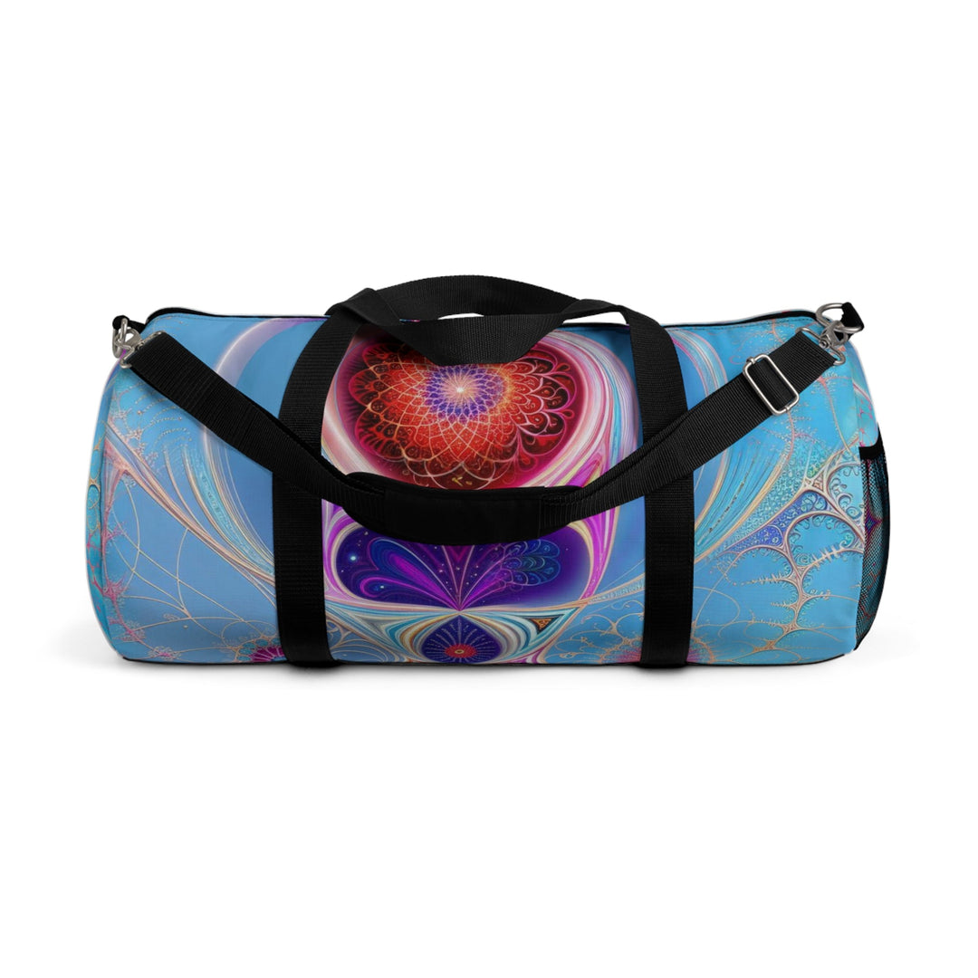 Vibrant Fractal Blossoms - Duffle Bag - Bags - g(0D·IO) - Large - -