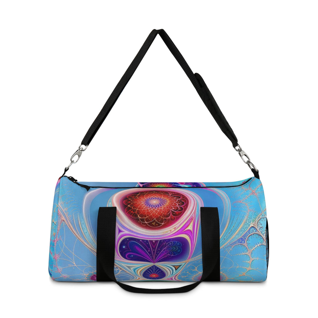 Vibrant Fractal Blossoms - Duffle Bag - Bags - g(0D·IO) - Large - -