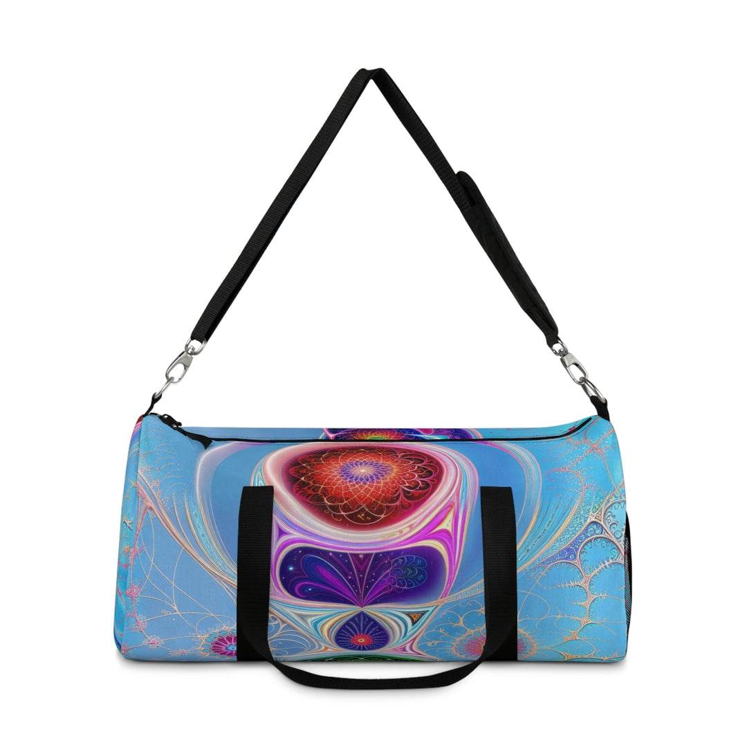 Vibrant Fractal Blossoms - Duffle Bag - Bags - g(0D·IO) - Large - -