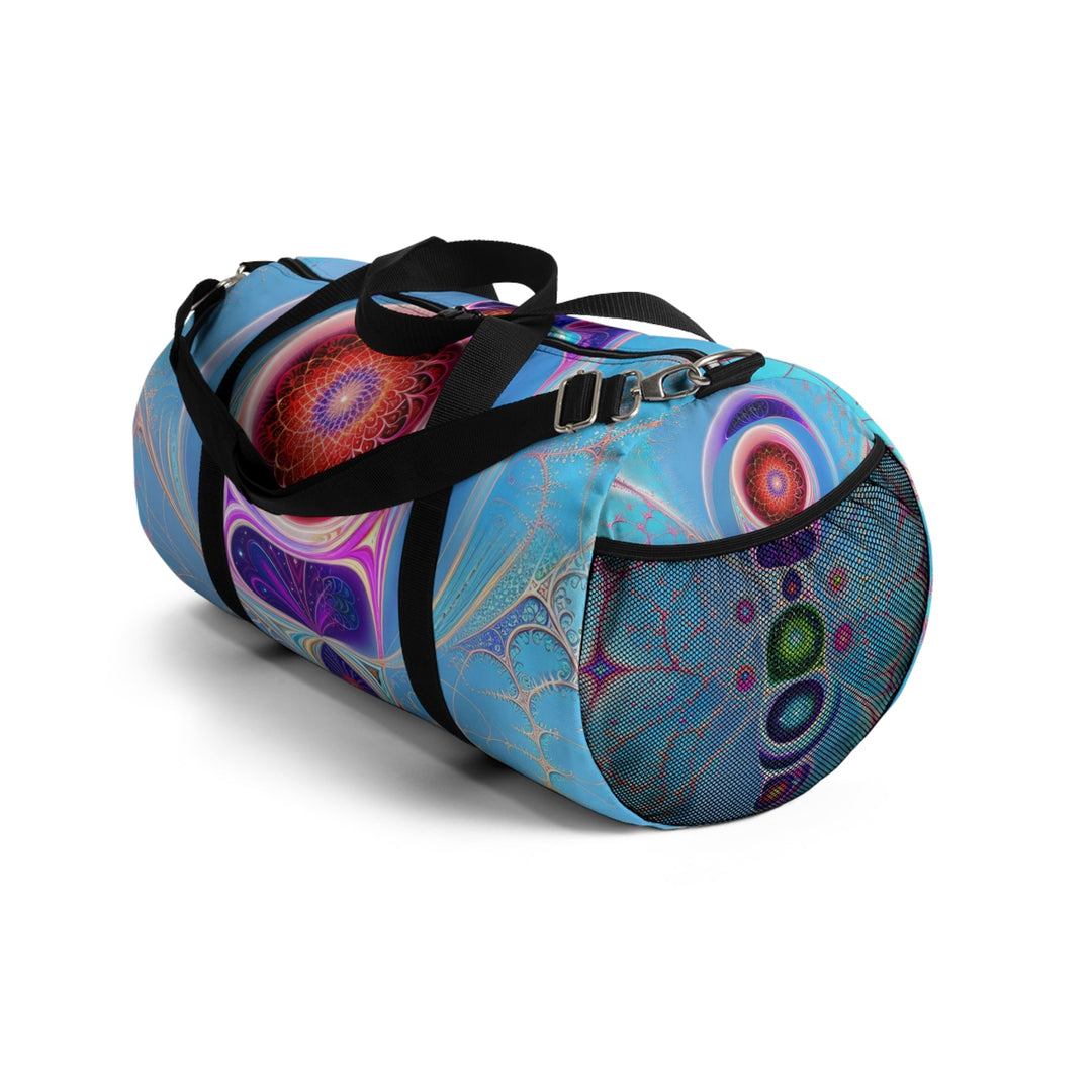 Vibrant Fractal Blossoms - Duffle Bag - Bags - g(0D·IO) - Large - -