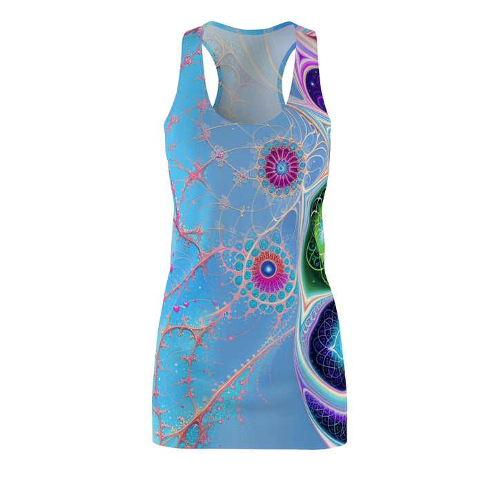 Vibrant Fractal Blossoms - Racerback Dress - All Over Prints - g(0D·IO) - XS - -