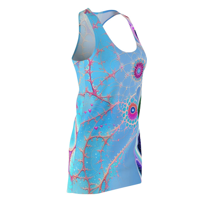 Vibrant Fractal Blossoms - Racerback Dress - All Over Prints - g(0D·IO) - XS - -