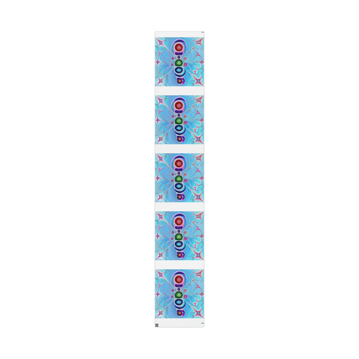 Vibrant Fractal Blossoms - Wrapping Paper - Home Decor - g(0D·IO) - 30" x 180" - Matte -