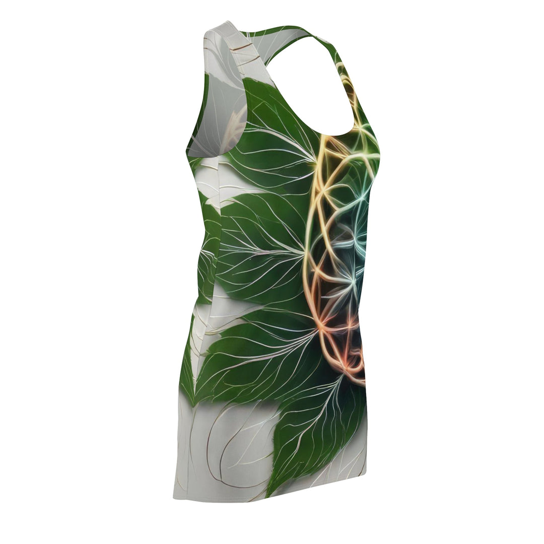 Vibrant Geometric Botanical - Racerback Dress - All Over Prints - g(0D·IO) - XS - -