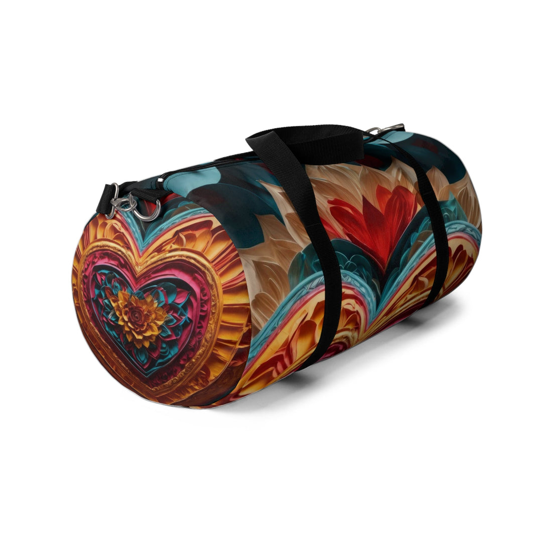 Vibrant Heart Bloom - Duffle Bag - Bags - g(0D·IO) - Large - -