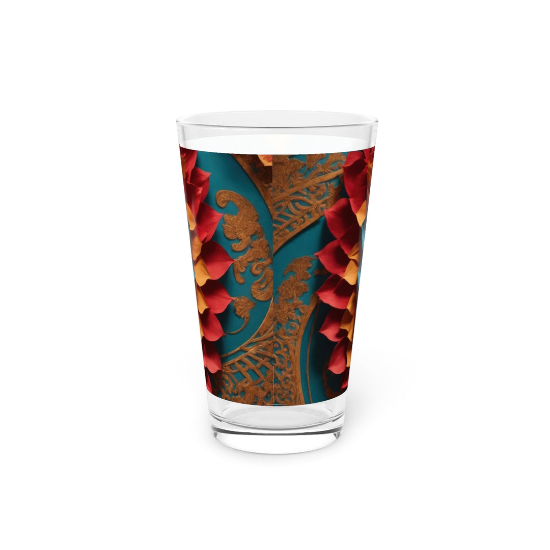 Vibrant Heart Bloom - Pint Glass - Mug - g(0D·IO) - 16oz - -