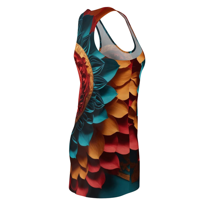 Vibrant Heart Bloom - Racerback Dress - All Over Prints - g(0D·IO) - XS - -