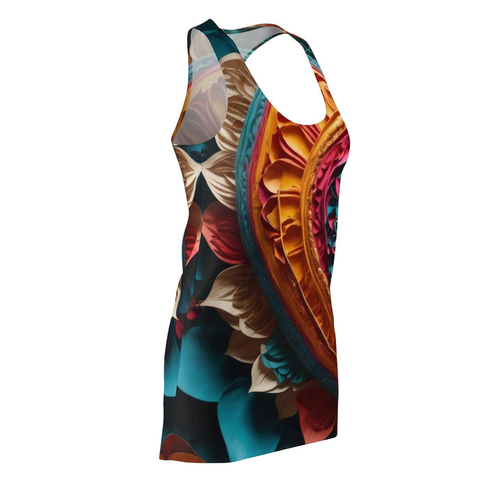 Vibrant Heart Bloom - Racerback Dress - All Over Prints - g(0D·IO) - XS - -