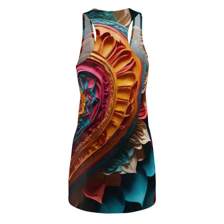 Vibrant Heart Bloom - Racerback Dress - All Over Prints - g(0D·IO) - XS - -