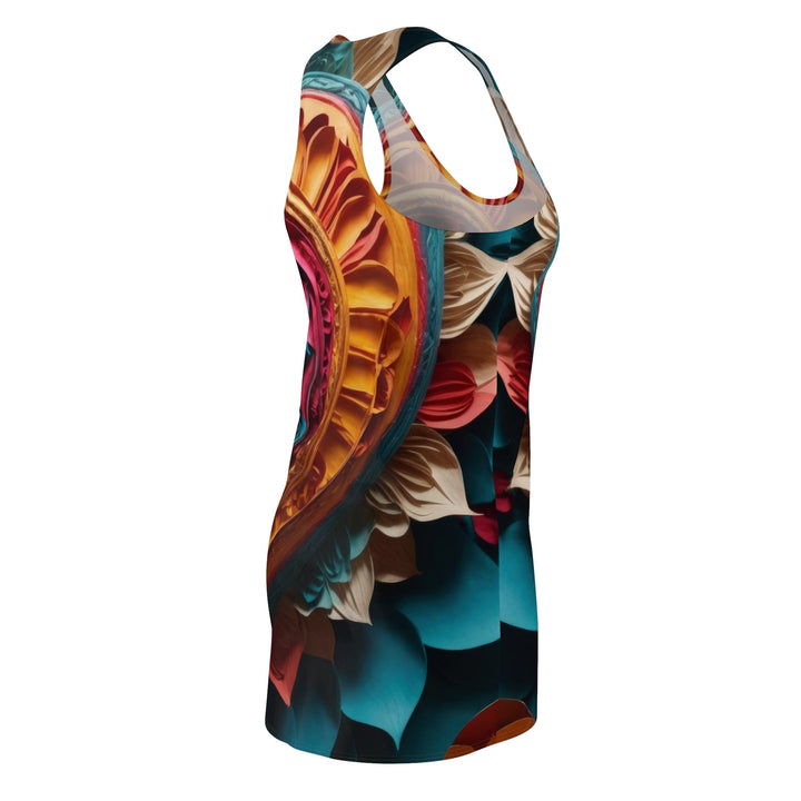 Vibrant Heart Bloom - Racerback Dress - All Over Prints - g(0D·IO) - XS - -