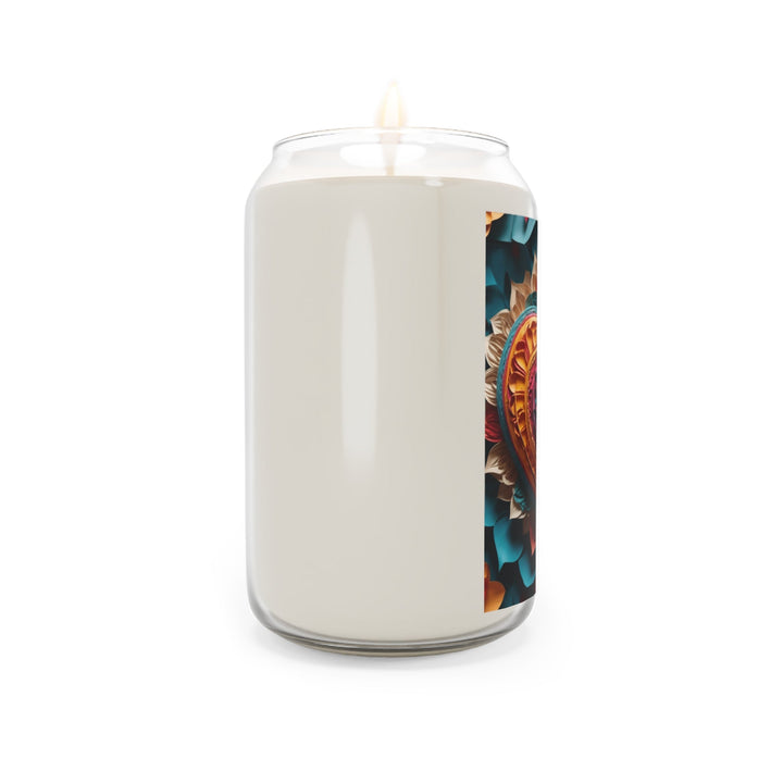 Vibrant Heart Bloom - Scented Candle - Home Decor - g(0D·IO) - Vanilla Bean - 13.75oz -