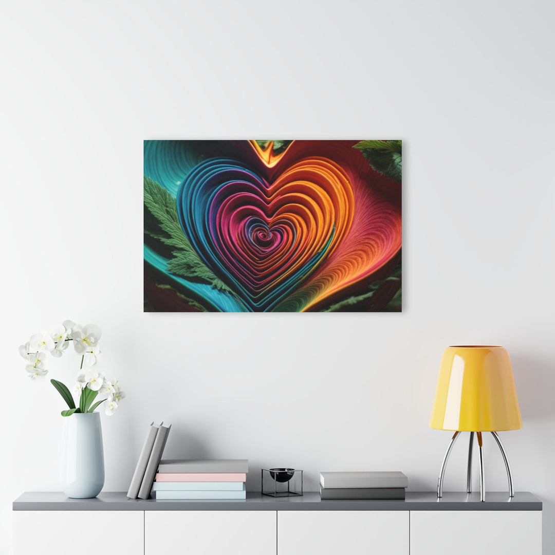 Vibrant Heart Foliage - Acrylic Prints (French Cleat Hanging) - Home Decor - g(0D·IO) - 24" x 36" (Vertical) - 0.25'' -