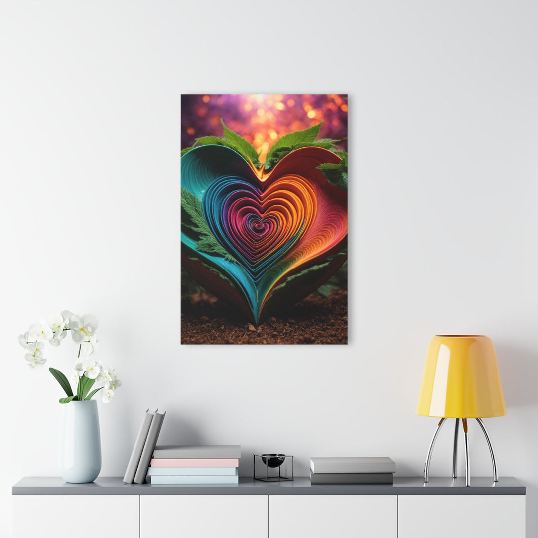 Vibrant Heart Foliage - Acrylic Prints (French Cleat Hanging) - Home Decor - g(0D·IO) - 24" x 36" (Vertical) - 0.25'' -