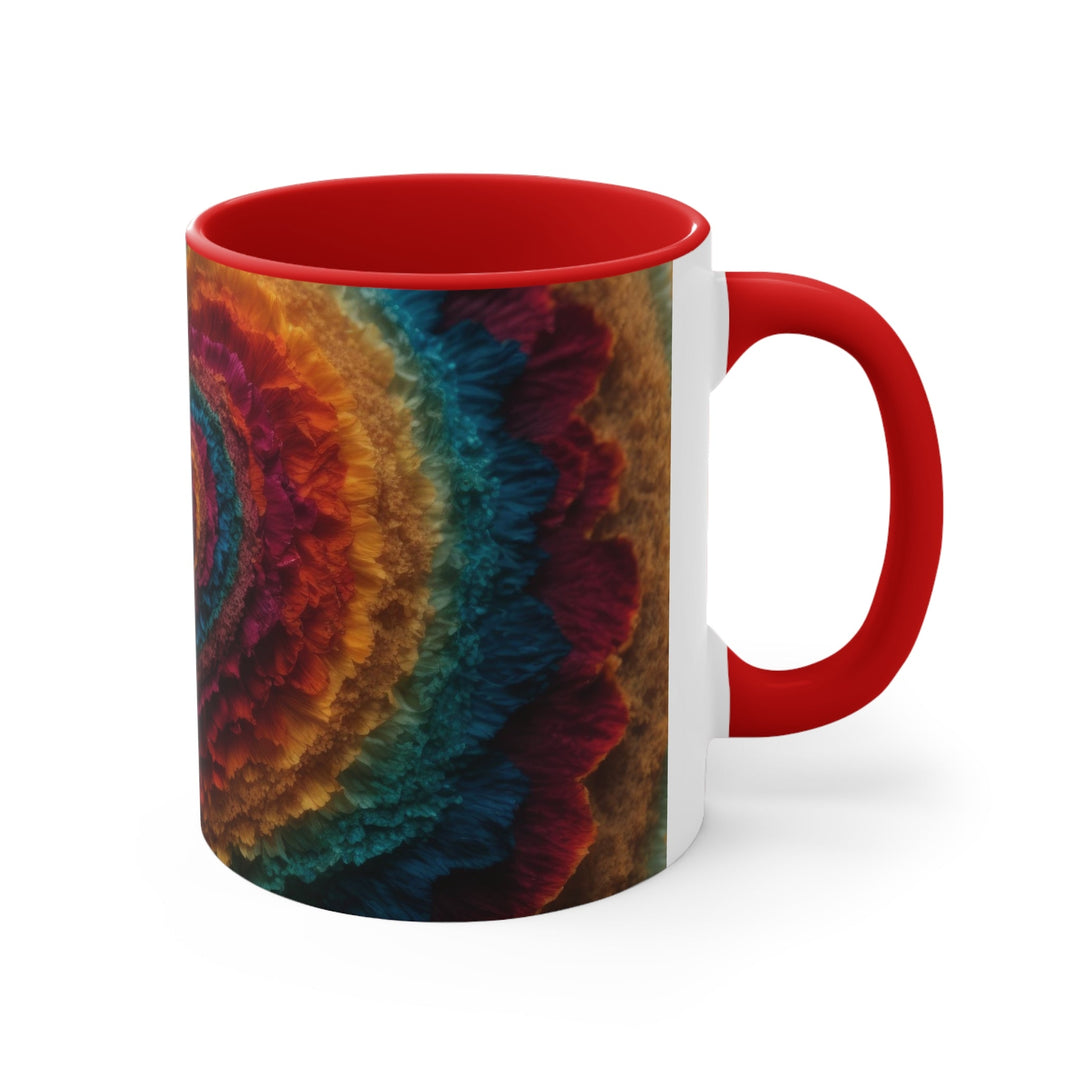 Vibrant Heart Layers - Accent Coffee Mug - Mug - g(0D·IO) - Pink - 11oz -