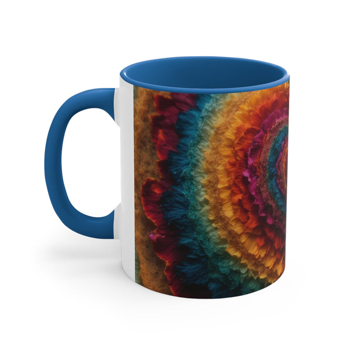 Vibrant Heart Layers - Accent Coffee Mug - Mug - g(0D·IO) - Pink - 11oz -