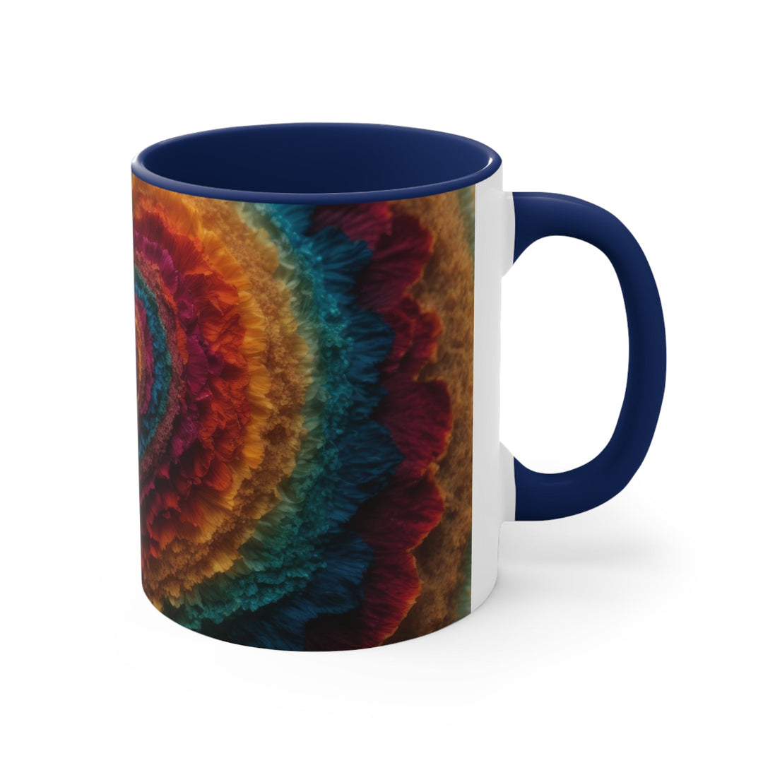 Vibrant Heart Layers - Accent Coffee Mug - Mug - g(0D·IO) - Pink - 11oz -