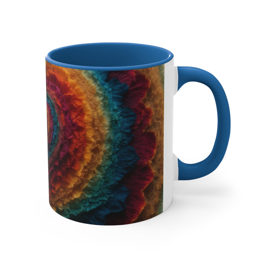 Vibrant Heart Layers - Accent Coffee Mug - Mug - g(0D·IO) - Pink - 11oz -